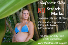 NO Stretch Marks - Brazilian Butters and Oils - helps to prevent and diminish the appearance. - Rainforest Chica
 - 2