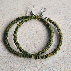 Summer Day Hoop Earrings