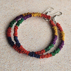 Summer Day Hoop Earrings