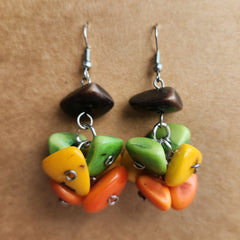 Carnaval Tagua Earrings