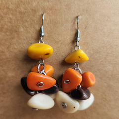 Carnaval Tagua Earrings