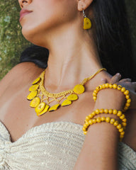 Yemanjá Necklace, Earrings and Bracelets Set
