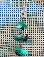 Mandala Feather Earring