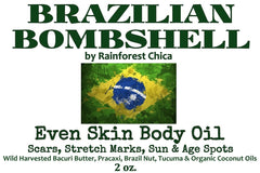 Brazilian Bombshell Even Skin Body Oil - Rainforest Chica
 - 5
